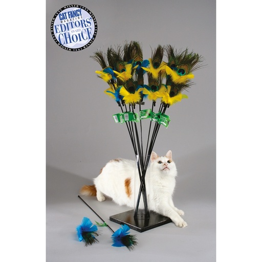 Vee Enterprises Peacock Feather Cat Toy