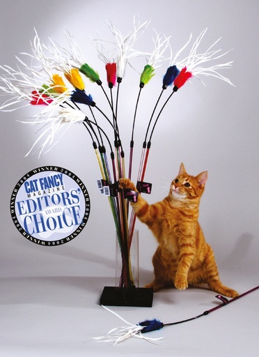 Vee Enterprises PURRfect Feather Bouncer Cat Toy