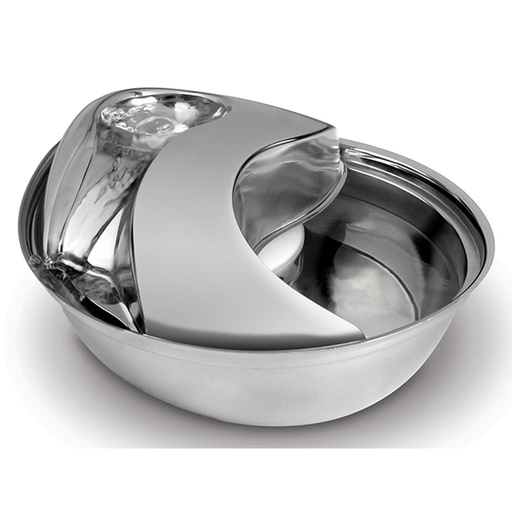 Pioneer Pet Trinkbrunnen Raindrop Style Edelstahl