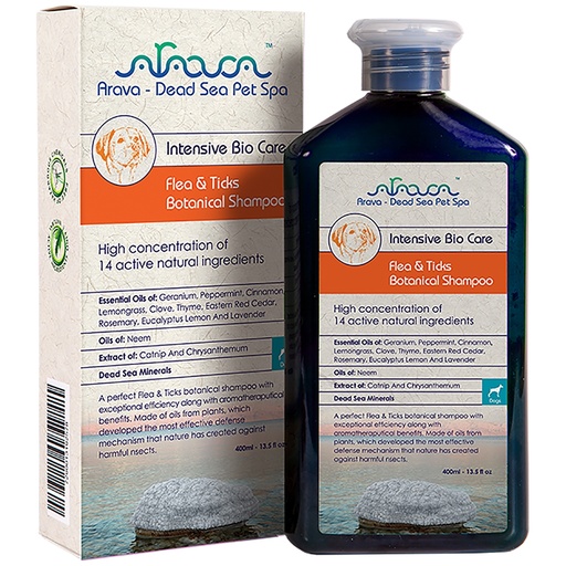 Arava Dog Shampoo gegen Flöhe, Zecken & Läuse