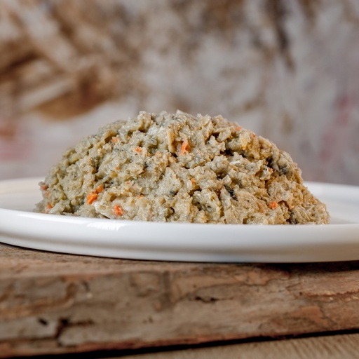 Barfgold Lachs-Komplett-Menü gewolft