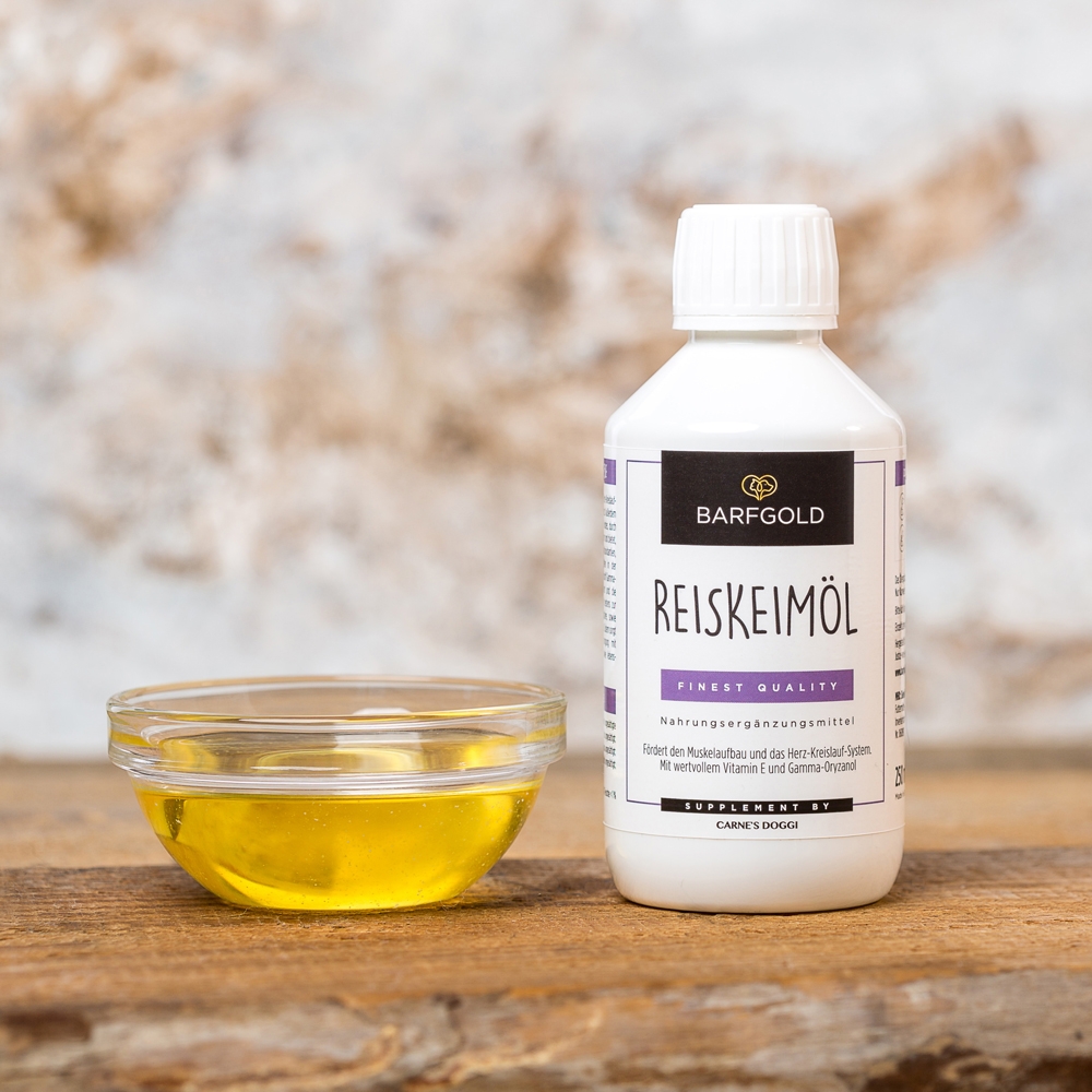 Barfgold Nahrungsergänzungsmittel Reiskeimöl