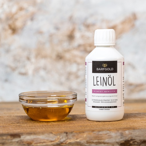 Barfgold Nahrungsergänzungsmittel Leinöl