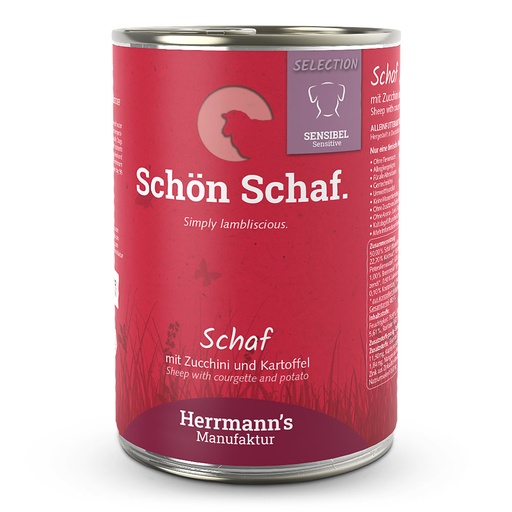 Herrmann's Dog Adult Sensibel Bio-Schaf mit Zucchini und Kartoffeln