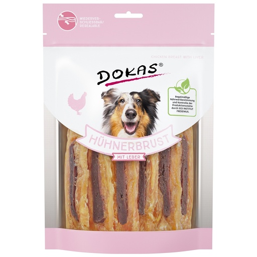 Dokas Dog Hühnerbrust mit Leber