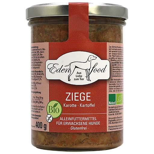 Edenfood Dog Bio-Menü Ziege, Karotte & Kartoffel