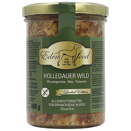 Edenfood Dog Limited Edition Holledauer Wild, Karotte & Pastinake