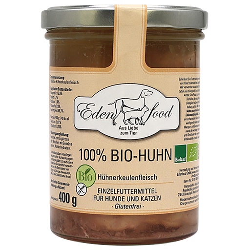 Edenfood Reinfleisch 100% Bio-Huhn
