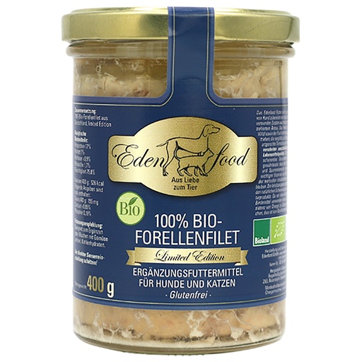 Edenfood Reinfleisch Limited Edition 100% Bio-Forellenfilet