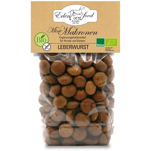 Edenfood Dog Bio-Makronen Mini Leberwurst
