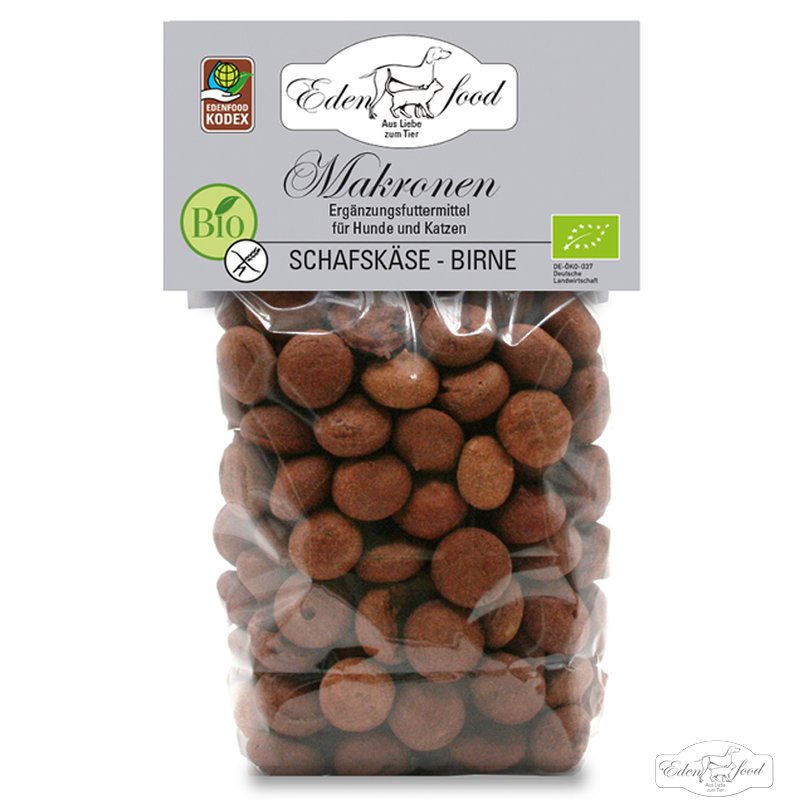 Edenfood Dog Bio-Makronen Mini Schafskäse & Birne