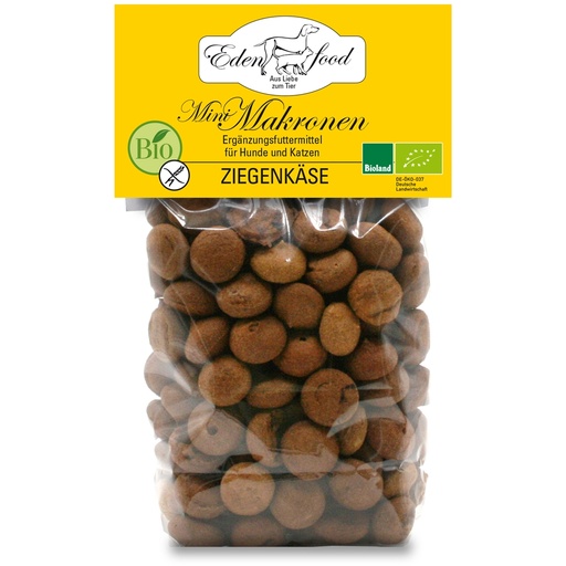Edenfood Dog Bio-Makronen Mini Ziegenkäse