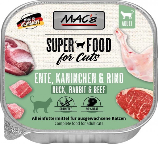 Mac's Cat Ente, Kaninchen & Rind