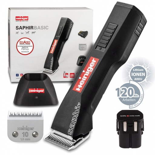 Heiniger Hundeschermaschine Saphir Basic Scherkopf Size 10