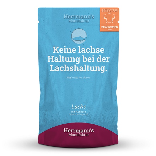 Herrmann's Dog Adult Bio-Lachs mit Aprikose