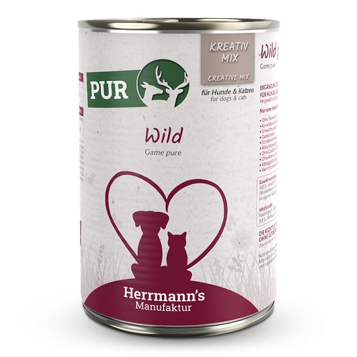 Herrmann's Dog/Cat Adult Kreativ-Mix Pur Bio-Wild