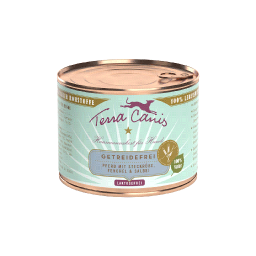 Terra Canis Sensitive Adult Pferd, Steckrübe, Fenchel & Salbei