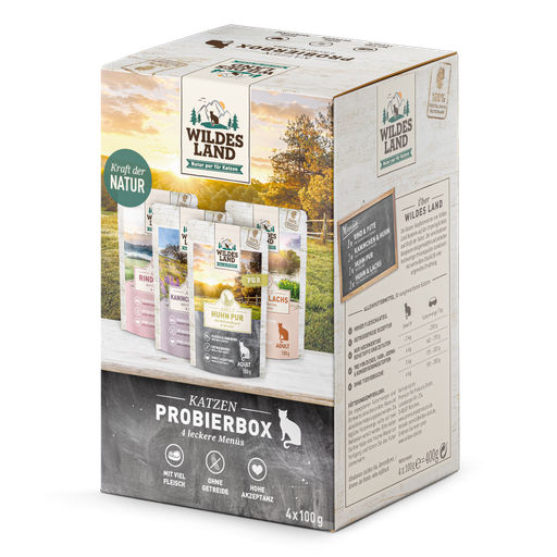 Wildes Land 4er Pouch Probierbox