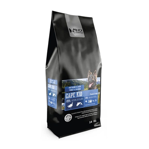 Black Canyon Puppy Large Cape Kid Thruthan & Lachs