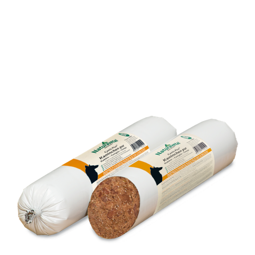 Naturavetal Canis Plus Fleisch-Rolle Kaninchen Pur 