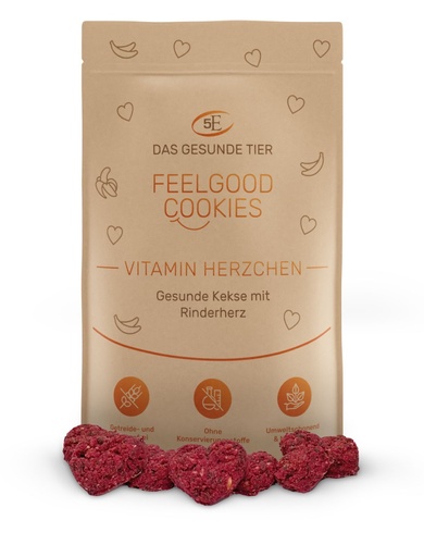 5 Elemente Vitamin Herzchen - Feelgood Cookies