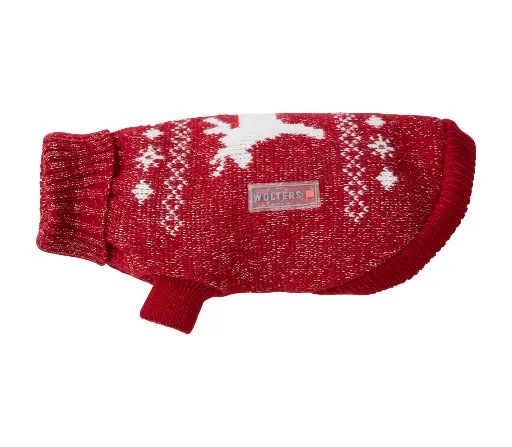 Wolters Strickpullover Elch mit Glitzer