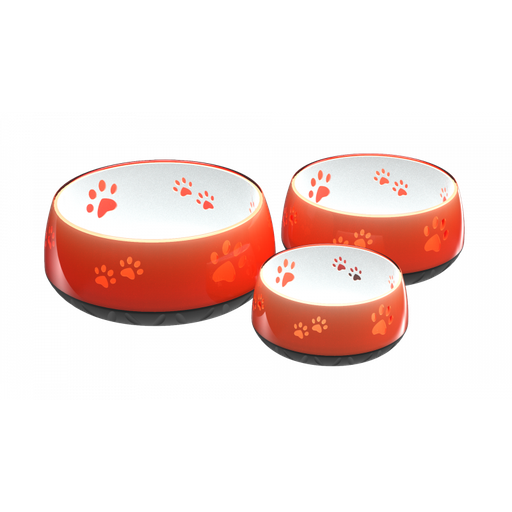 Hof Sonnenschein Wassernapf für Hunde Rutschfest Tangerine