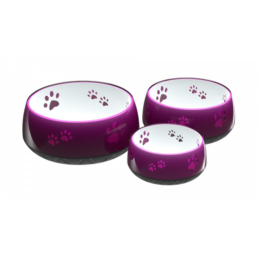 Hof Sonnenschein Wassernapf für Hunde Rutschfest Plum