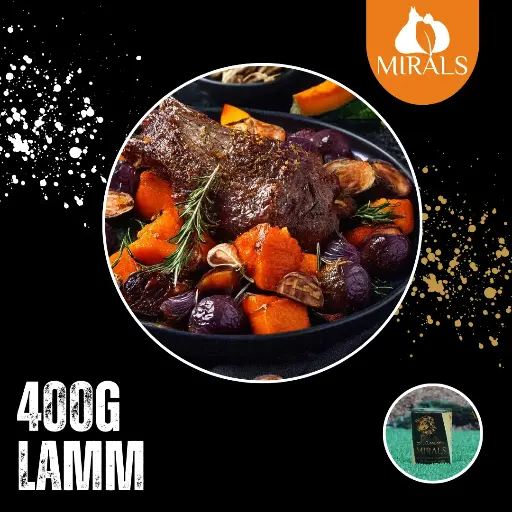 MIRALS Zartes Lamm an Pflaumenmus mit Maronen-Hokkaido-Fenchel Gemüse