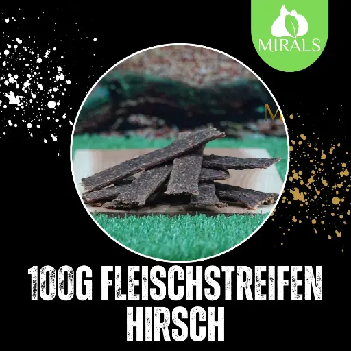 MIRALS Hirsch Fleischstreifen