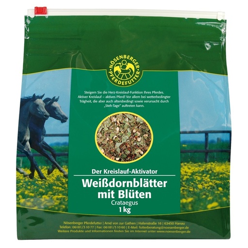 Nösenberger Kräuter & Co. Weissdornblätter mit Blüten